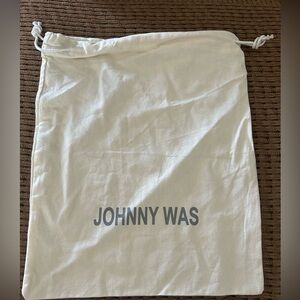 Johnny Was Dust Bag Cover Tote 11.5”x13.5” Great For Travel Purse Shoes Gift